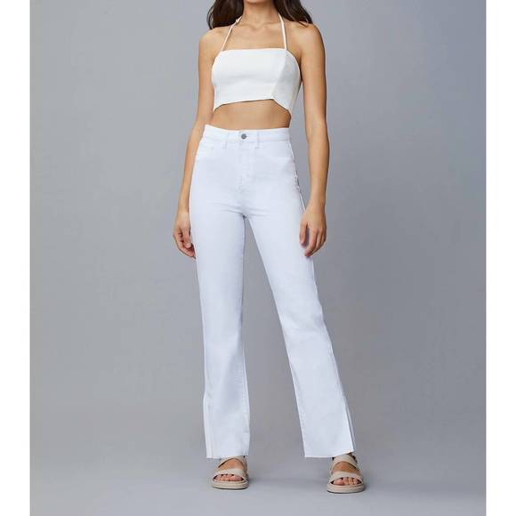 NEW DL1961 - WOMEN'S emilie straight in white - Picture 1 of 2